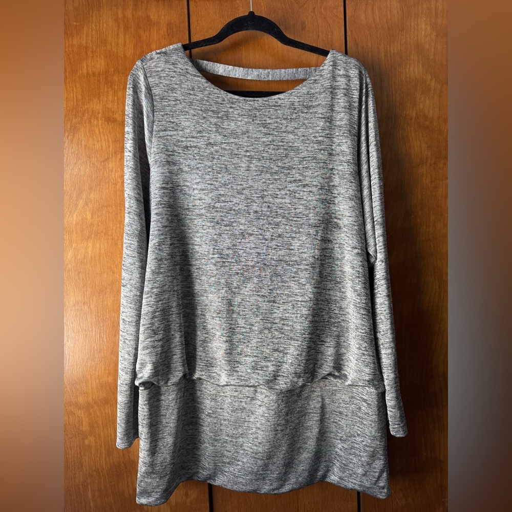 VGC, WHBM Cowl Back Long Sleeve Dress. X-Large